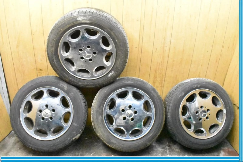 90-98 Mercedes R129 SL320 E320 8X16 16" Tires Wheel Rim Set Of 4 1244011402 OEM