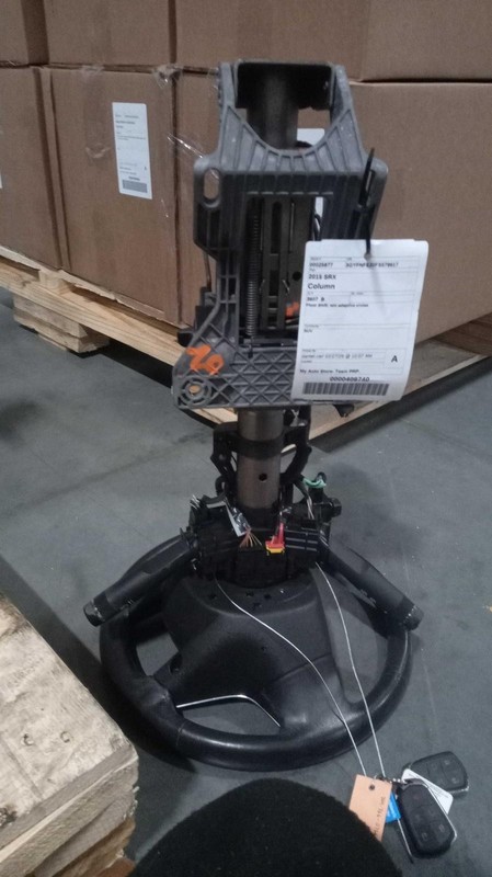 Used Steering Column fits: 2015 Cadillac Srx Floor Shift w/o adaptive cruise Gra