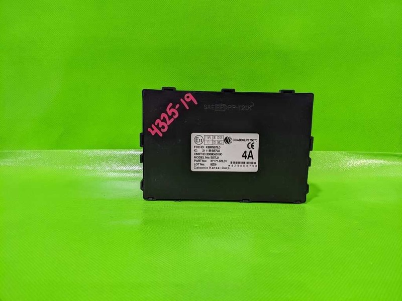 10-13 KIZASHI THEFT LOCKING KEYLESS ENTRY CONTROL MODULE OEM 4325-19