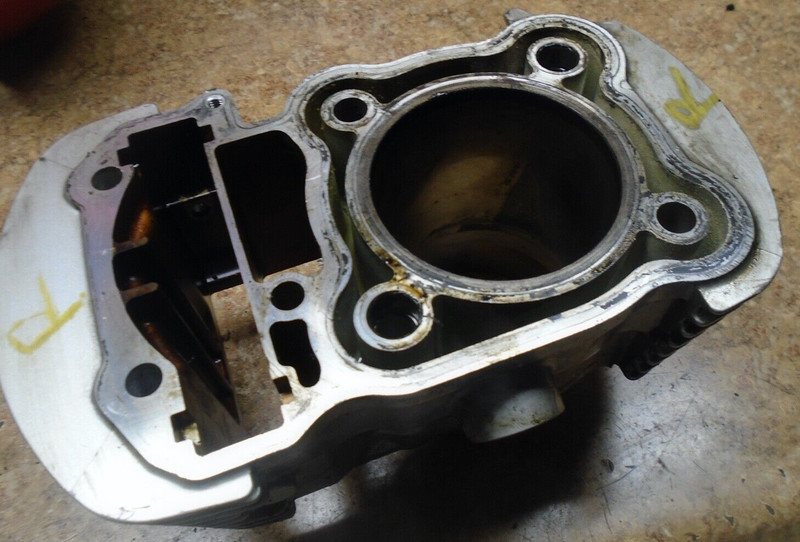 2004 Honda Shadow VT750 VT 750 Aero Engine Rear Back Cylinder Jug Barrel Motor
