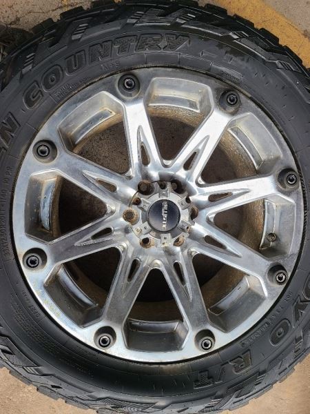 Wheel 20x8-1/2 6 Spoke Chromed Cut-outs Fits 09-12 FORD F150 PICKUP 563442