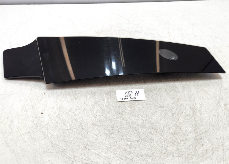 ✅ 21-23 OEM Tesla Model S Left Driver B-Pillar Glass Applique W/ Camera
