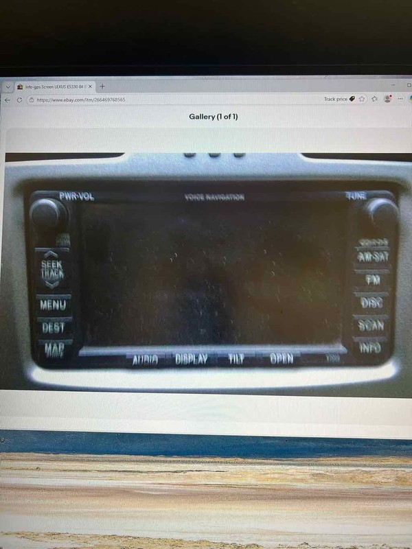 Info-gps Screen LEXUS ES330 04 05 06