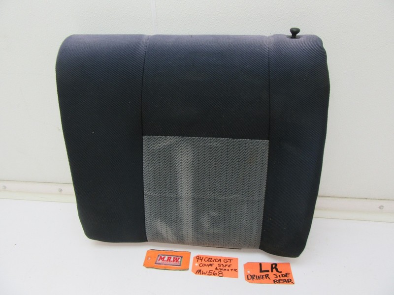 SEAT BACK SEAT LEFT REAR UPPER TOP CLOTH DRIVER SIDE for TOYOTA CELICA COUPE 94
