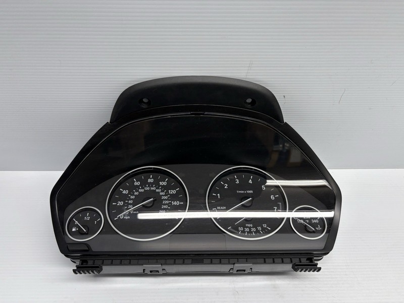 12-18 Bmw F30 3/4 Series Dash Instrumental Cluster Speedometer Display Mph Oem