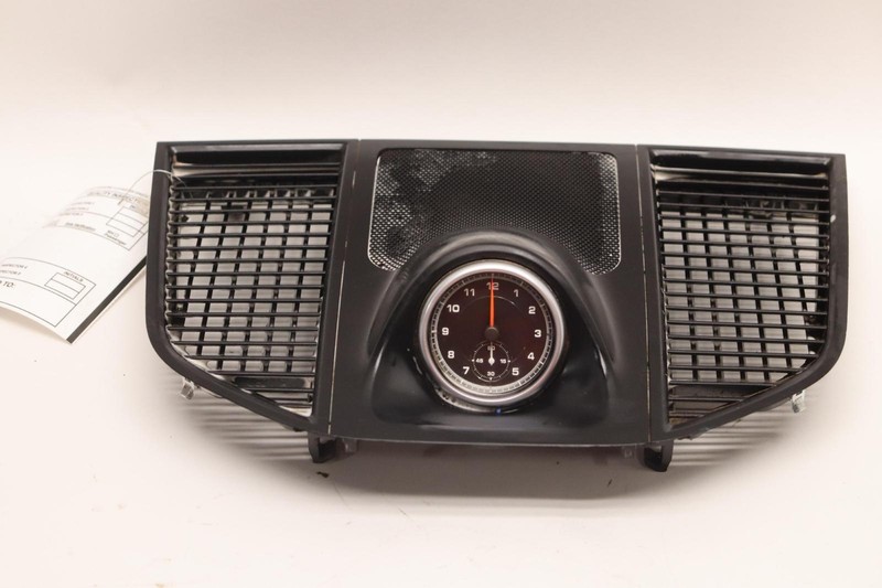 2015-2018 PORSCHE MACAN S DASHBOARD UPPER SPEAKER GRILL COVER W/ CLOCK OEM