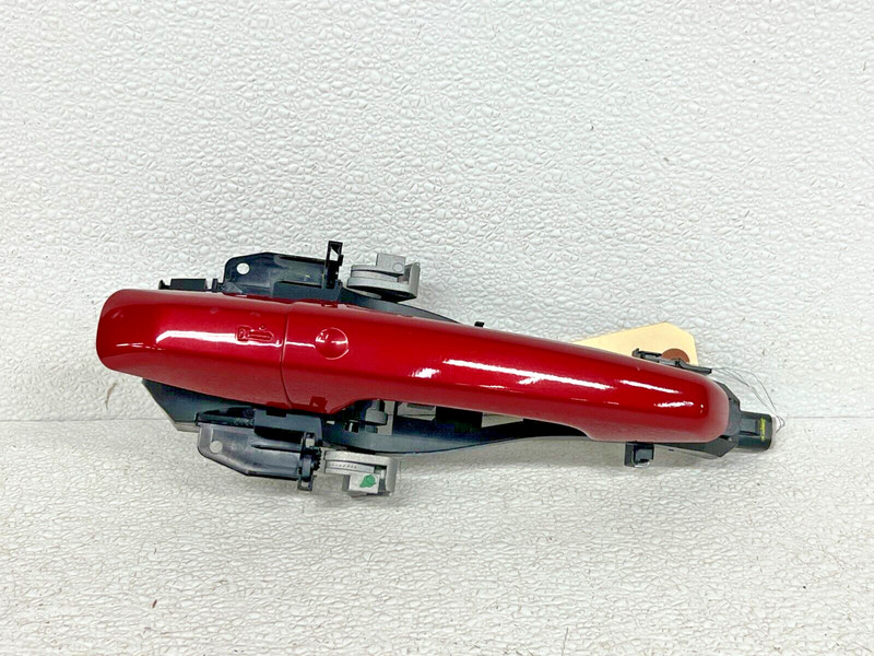 ⭐2017-2024 JAGUAR F-PACE FRONT LEFT DRIVERS EXTERIOR DOOR HANDLE RED OEM LOT2566