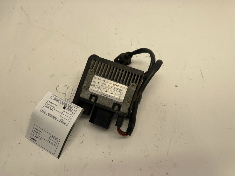 05-08 PORSCHE BOXSTER 997 COOLING FAN RELAY MODULE OEM 99761843600