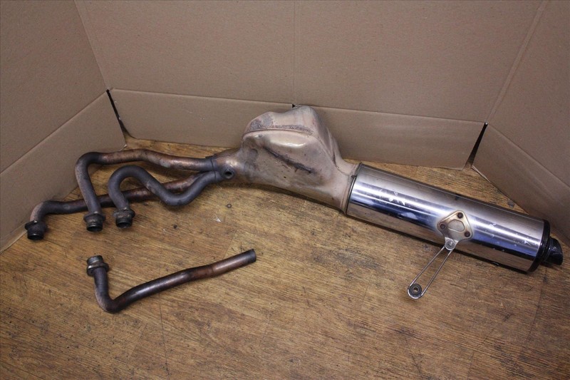 2001 BMW K 1200 RS EXHAUST SYSTEM MUFFLER HEADER MANIFOLD PIPE OEM K1200RS 01