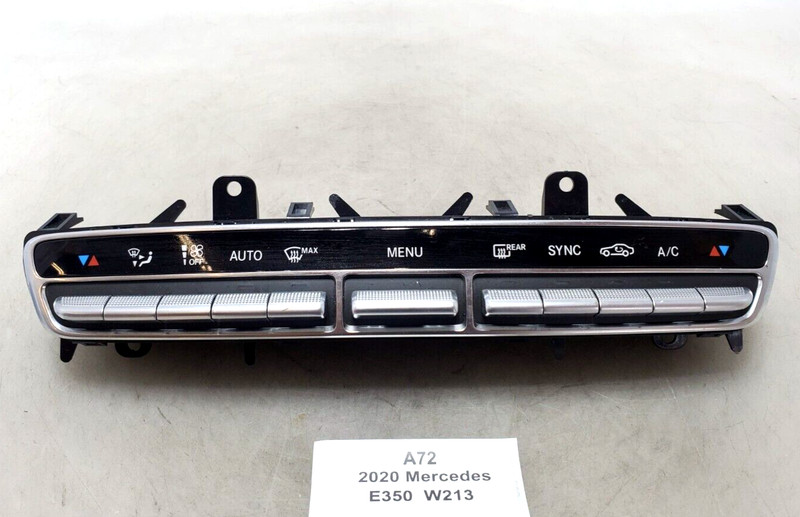 ✅ 17-23 OEM Mercedes W213 E350 E63 Front Heater AC Climate Control Switch Panel