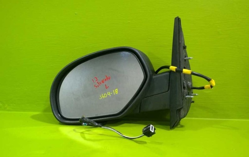 08-13 SILVERADO 1500 2500 DRIVER LEFT SIDE VIEW MIRROR W/O SIGNAL OEM 3604-18
