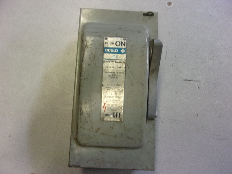 Gould Safety Switch JN423 Vacu-Break Switch w/ Clampmatic Contacts