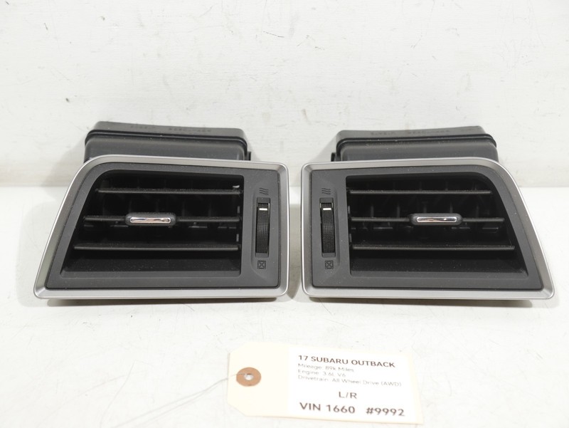 2015-2019 Subaru Outback Legacy Dashboard LEFT & RIGHT Air Vent Grill OEM Set 2