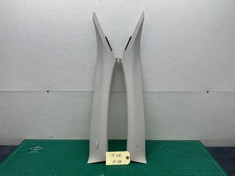 17-20 JAGUAR XE WINDSHIELD LEFT RIGHT SIDE A PILLAR TRIM COVER PANEL PAIR OEM