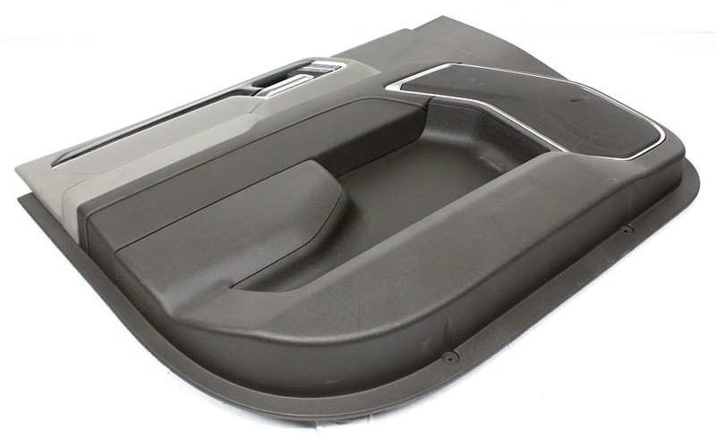 OEM Front Left Door Trim Panel For Chevrolet Silverado Brown with Gray 85584439