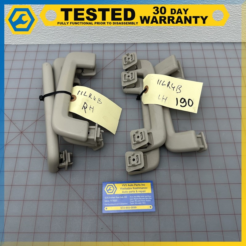 05-16 Land Rover LR4 ROOF OVERHEAD GRAB HANDLE SET OF 6 OEM