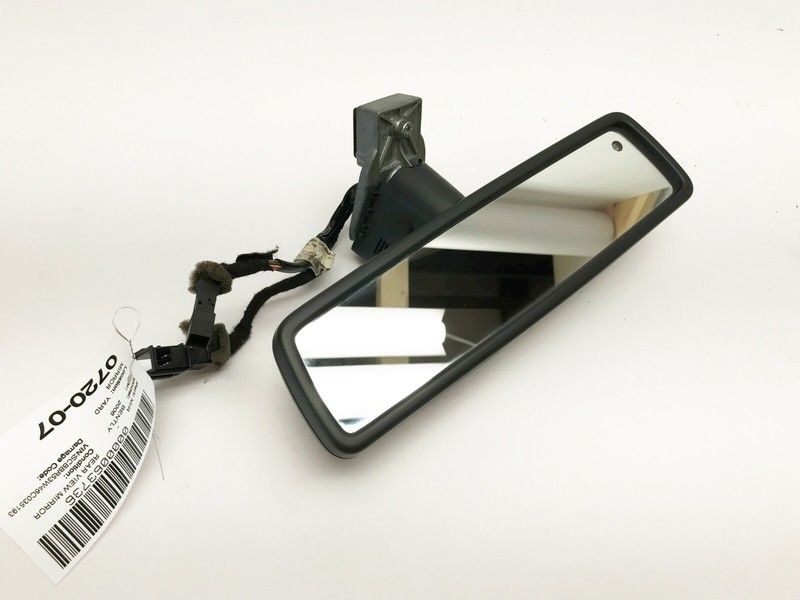06-12 BENTLEY CONTINENTAL REARVIEW MIRROR REAR VIEW OEM BLACK FLYING SPUR