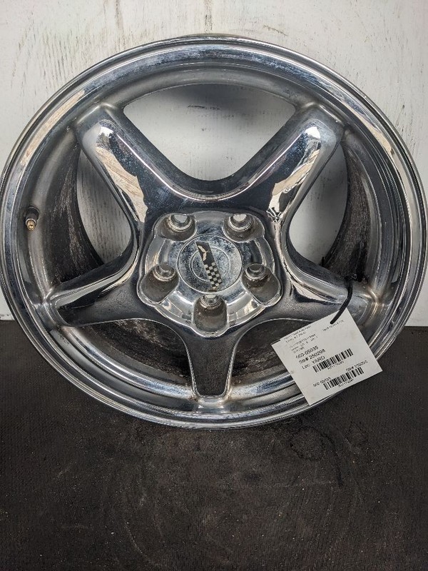 Wheel 17x9-1/2 Rear 5 Spoke Silver Fits 94-96 CORVETTE 1179340