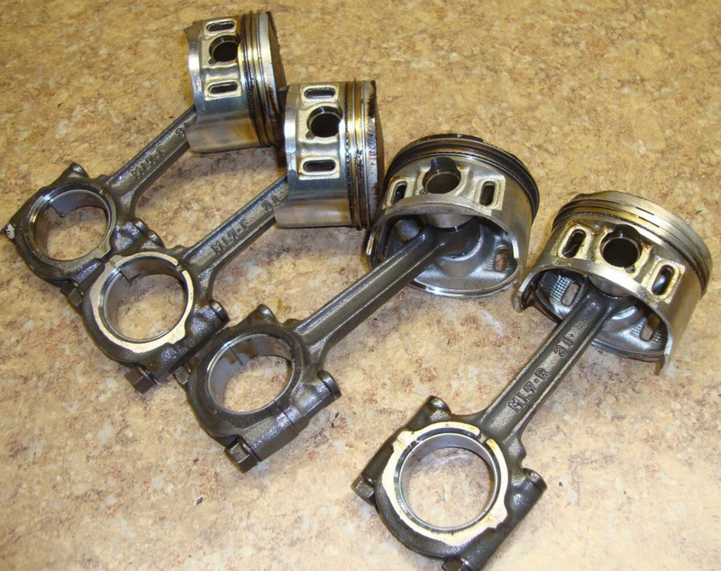 1994 Honda Magna VF750 VF 750 C VF750C Engine Pistons Connecting Rods Motor 94