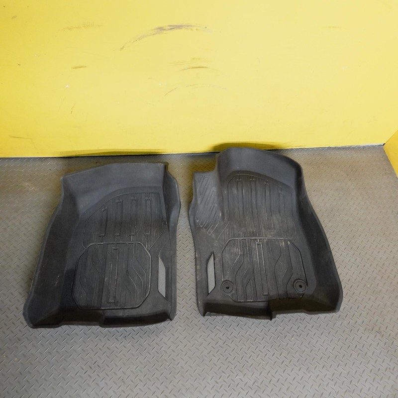 2019-2025 GMC SIERRA 1500 Front Weather Rubber Floor Mats Oem