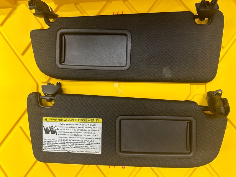 12-17 AUDI A6 Sun Visor Set OEM. *tar