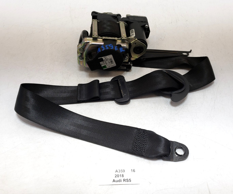 ✅ 18-24 OEM Audi RS5 A5 S5 Coupe Front Right Passenger Seat Belt Retractor Black