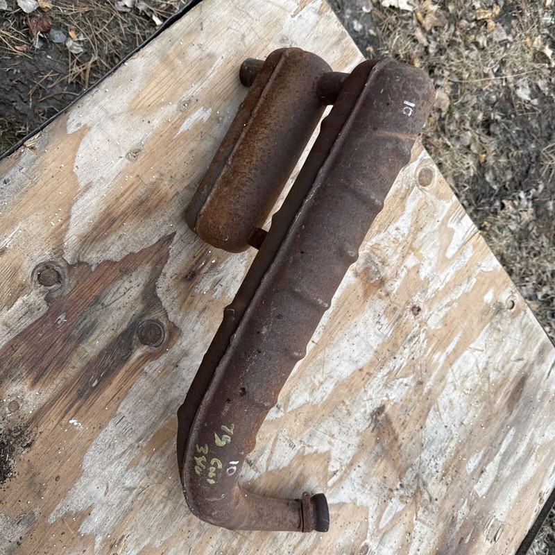 1975 1976Polaris Colt 340 VintageSnowmobile Exhaust Muffler Pipe Good 10