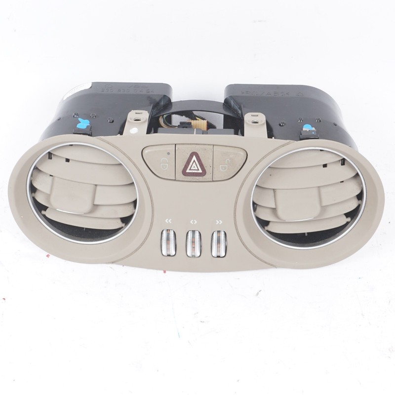 03-06 Mercedes R230 SL500 SL55 AMG Center Dashboard Hazard Dash Air Vent OEM