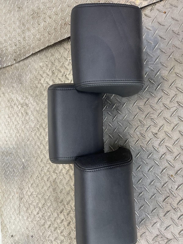 2014-2017 Mazda 6 Rear Headrest Sets LH RH Black Leather Oem Tested