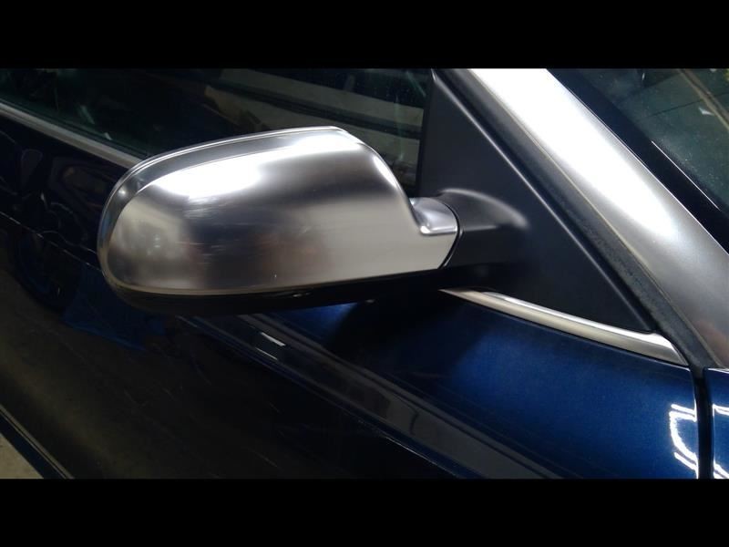 Passenger Side View Mirror Power Coupe Aluminum Cover Blue Fits 08-14 AUDI A5