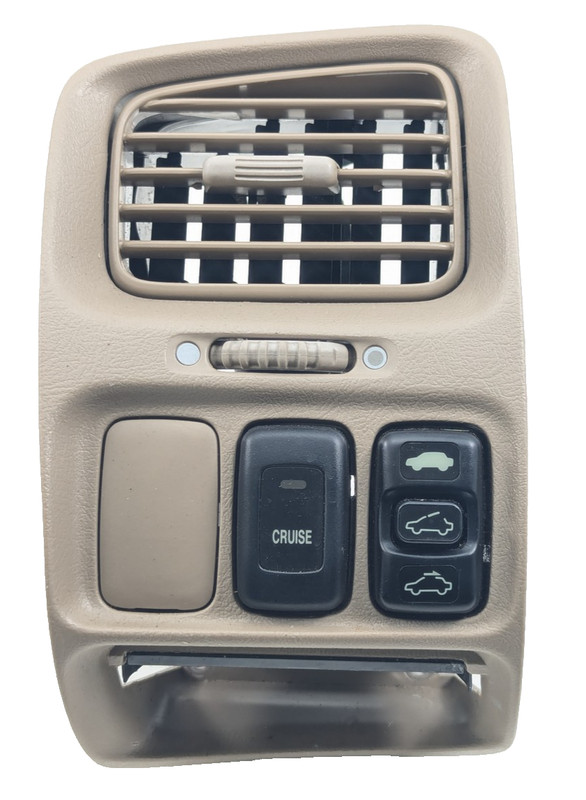 OEM 98-02 Honda Accord Driver Side Dash A/C Air Vent w/ Sunroof Cruise Switch