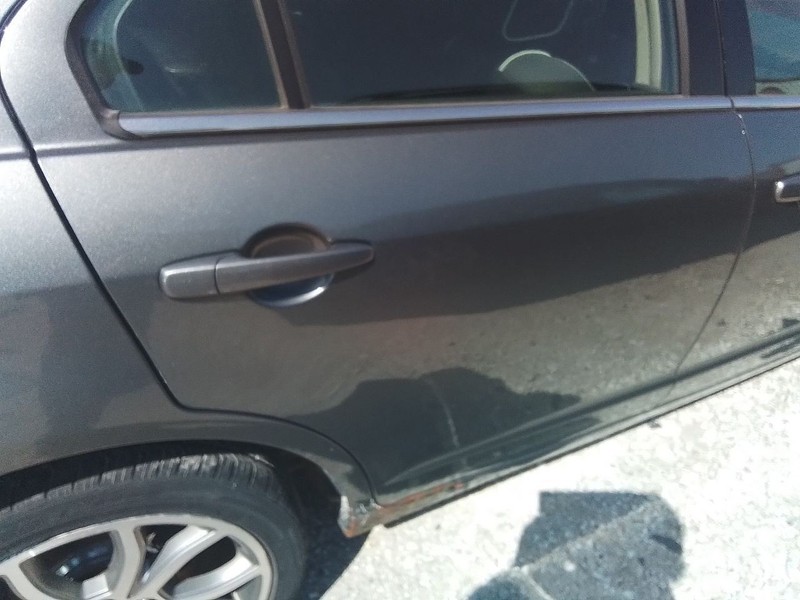 Passenger Rear Side Door Without Side Moulding Holes Fits 06-12 FUSION 3457955