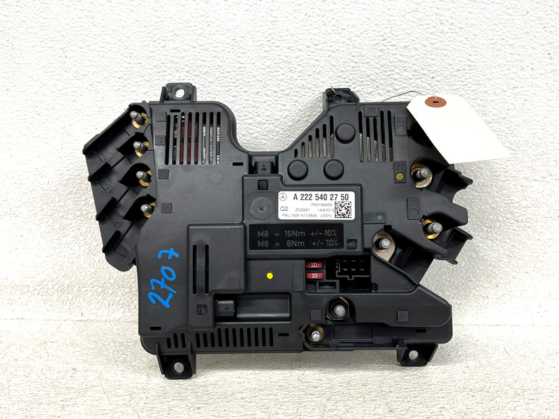 ⭐14-17 MERCEDES-BENZ S550 REAR TRUNK FUSE RELAY JUNCTION POWER BOX OEM LOT2707