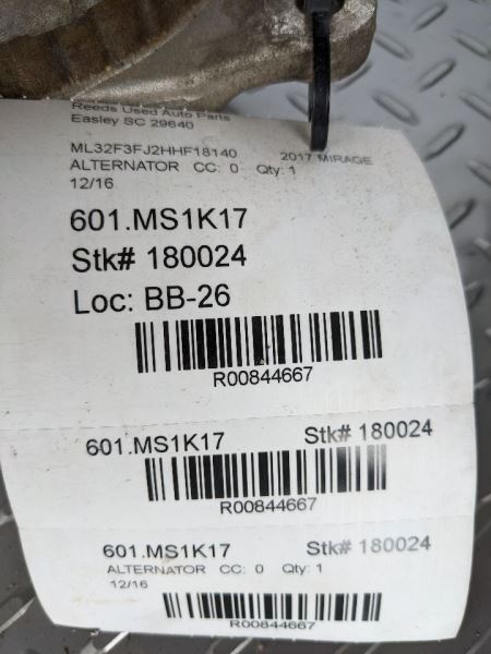 MIRAGE2017 Alternator 844667