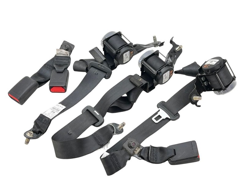 2018-2022 Honda Accord Left Middle And Right Rear Seat Belt Set Of 3 Black