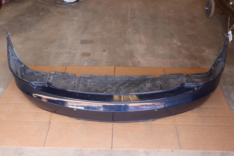 2012-2015 TESLA MODEL S REAR BUMPER COVER W/ PARKING SENSORS OEM
