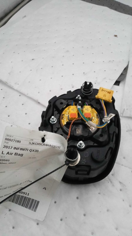 2017 INFINITI QX30 Steering Wheel Air Bag Silver Used 94K Miles OEM 657723