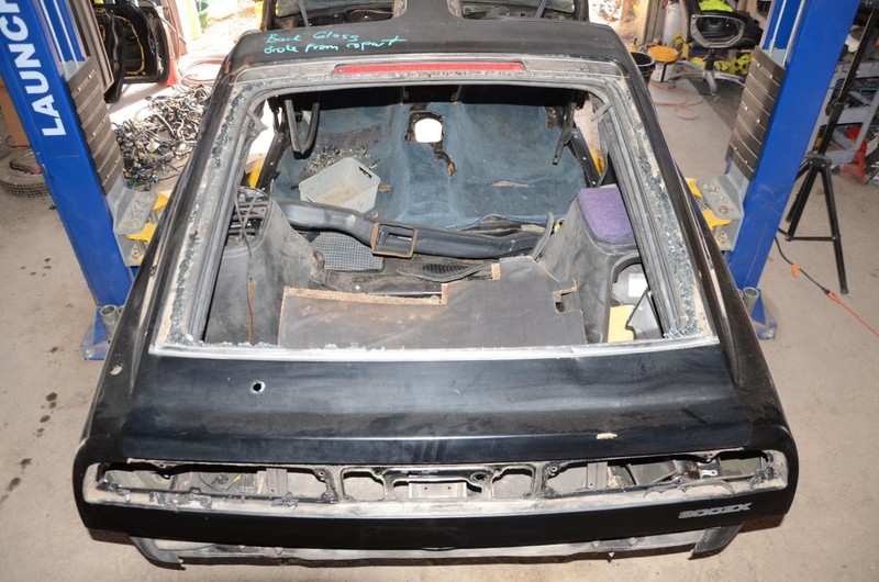 87-89 Nissan 300ZX Z31 2+0 Black Rear Trunk Lid * NO BACK GLASS *