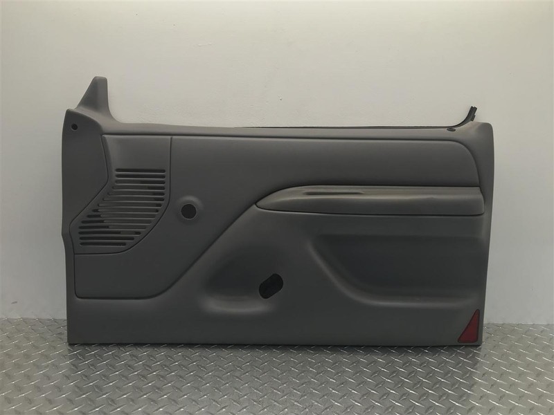 1997 FORD F350 PASSENGER FRONT DOOR PANEL GREY MANUAL OEM