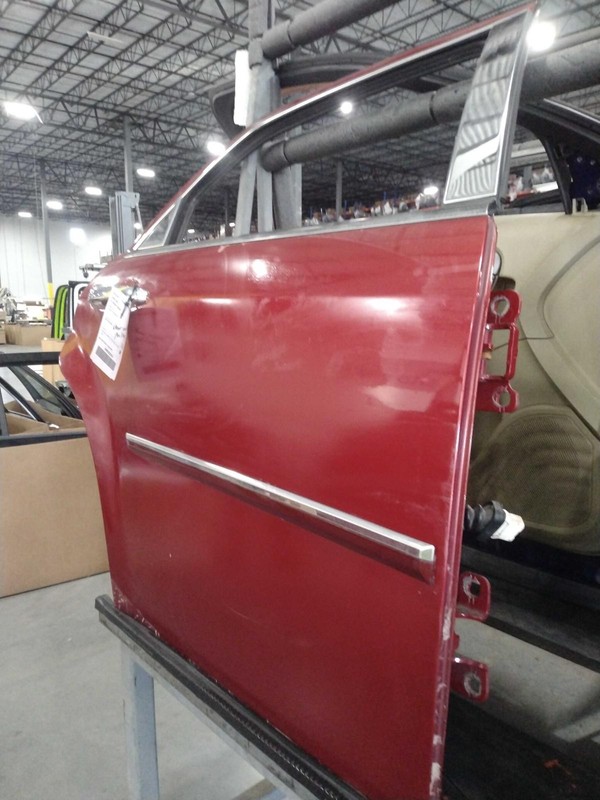 2008 Chrysler 300 Right Rear Door Red Clear Coat Peel OEM 167504 84K Miles