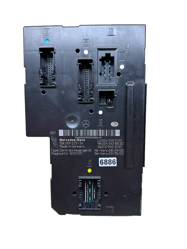 ✅ 08-11 Mercedes W204 C300 C350 Rear SAM Module Fuse Box Relay 2049005101 OEM ✅