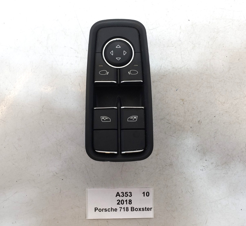 ✅ 12-25 OEM Porsche 718 Boxster 982 Front Left Driver Master Window Switch 36k