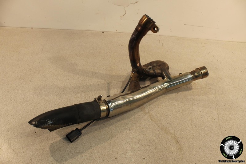 2013 Hyosung GT650 REAR EXHAUST PIPE COLLECTOR GT 650 13