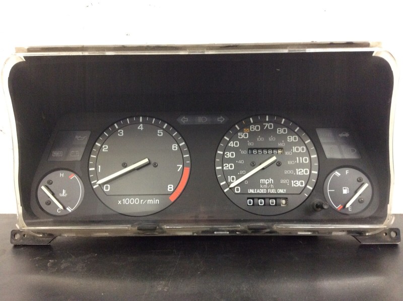 86-87 Integra RS MT Instrument Cluster Speedo Tacho Meter Gauges 165k OEM