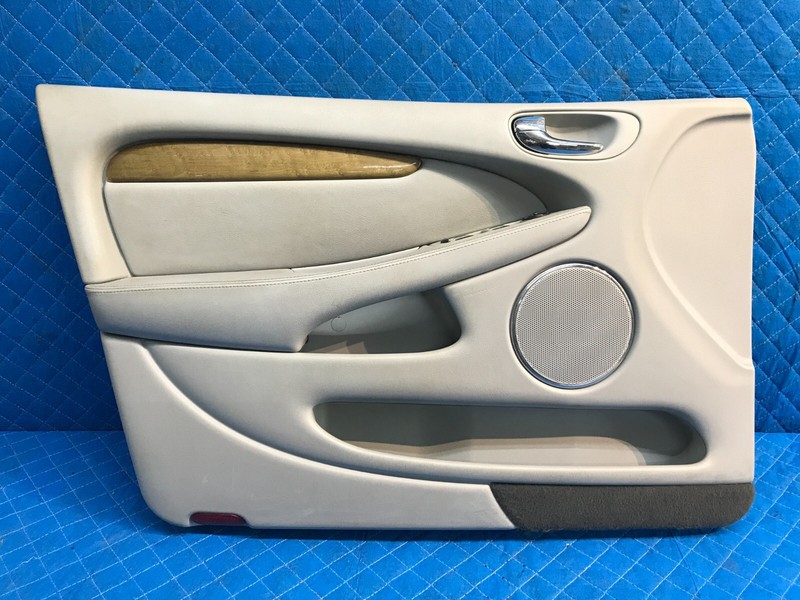 2002-08 JAGUAR X-TYPE Xtype Front Left LH Driver INTERIOR DOOR PANEL Gray OEM