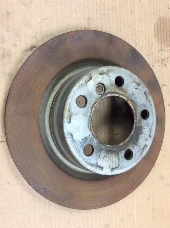 15 2015 BMW 428i Rear Brake Disc Rotor Used OEM