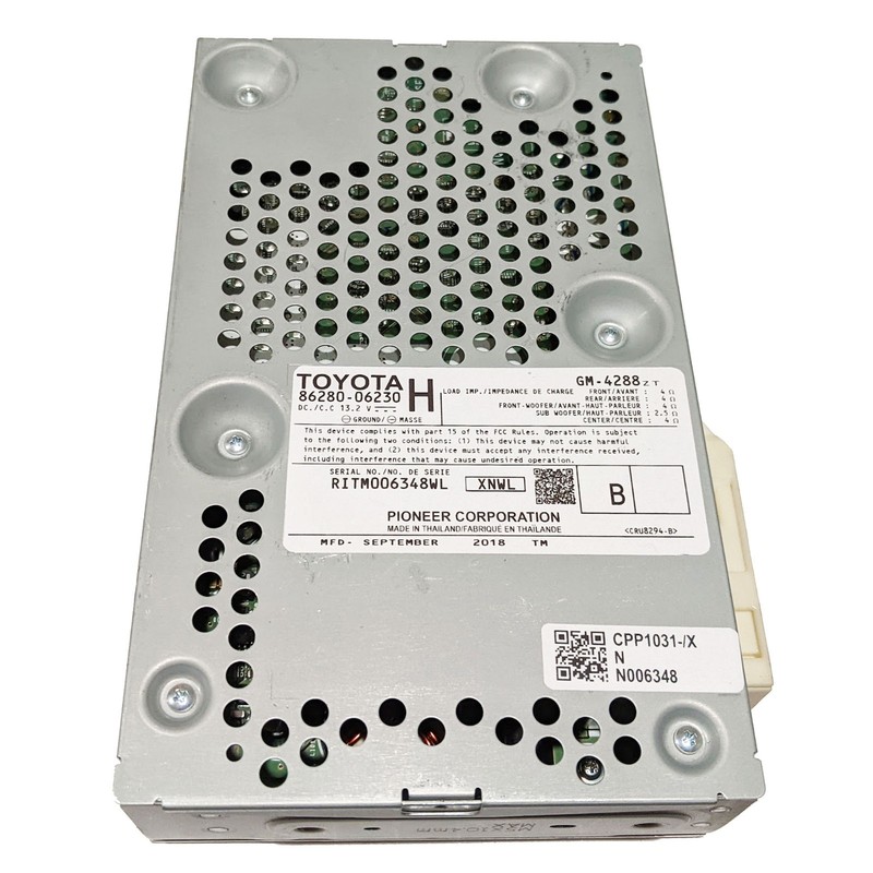 OEM Pioneer Audio Sound System Amplifier Module Lexus ES350 2019 / 86280-06230