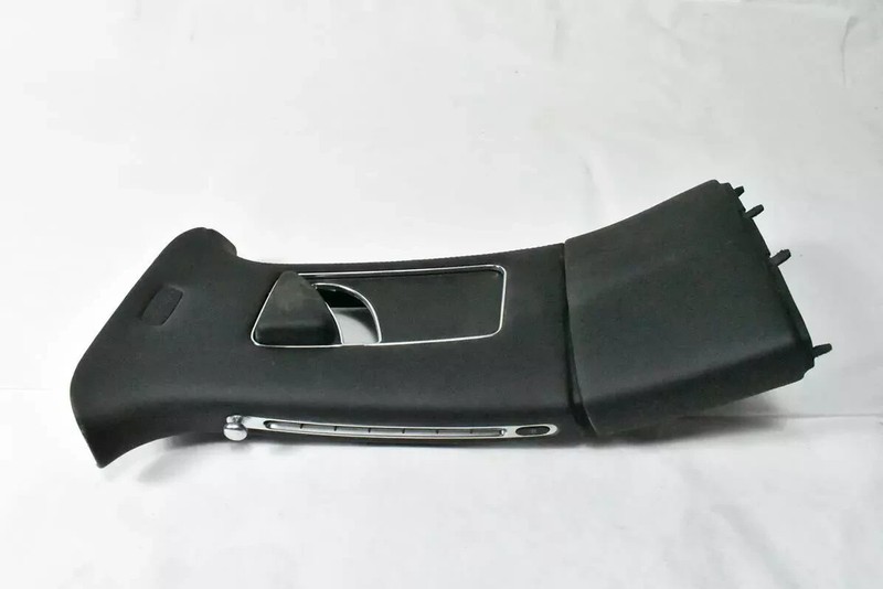 06-12 Bentley Continental Flying Spur Front Left Side B Pillar Trim Black OEM