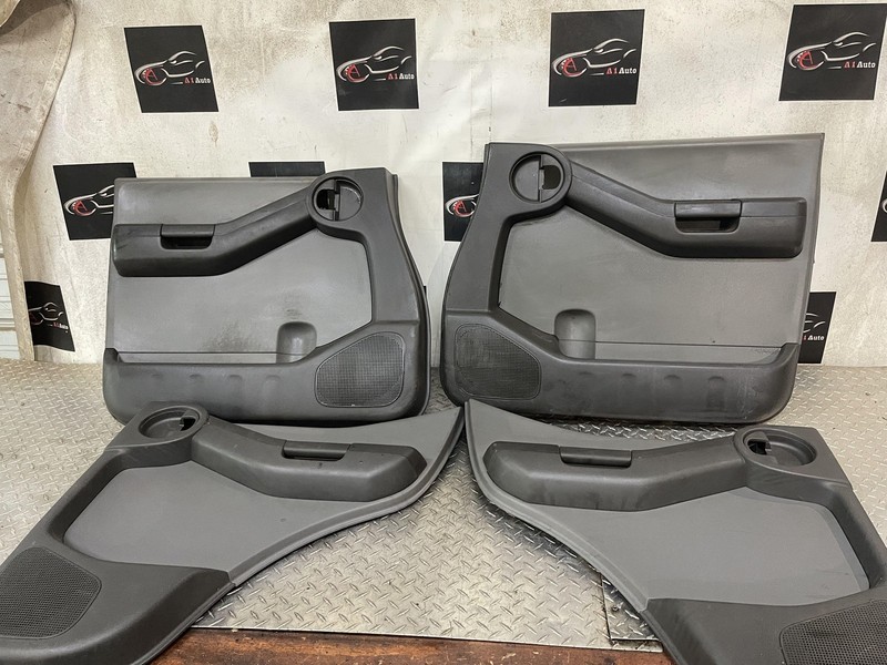 05-14 Nissan Xterra Front Door And Rear Door Panel Set LH RH GRAY COMPLETE OEM