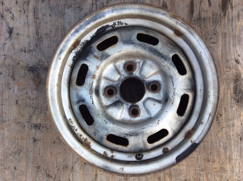 82 1982 Accord Steel Wheel Rim 13x5 4 Lug Used OEM